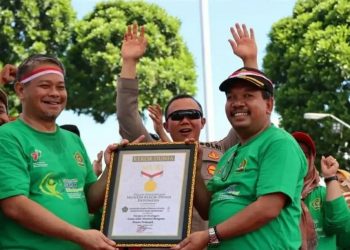 Pecahkan Rekor MURI!! Senam Sehat Moderasi Beragama